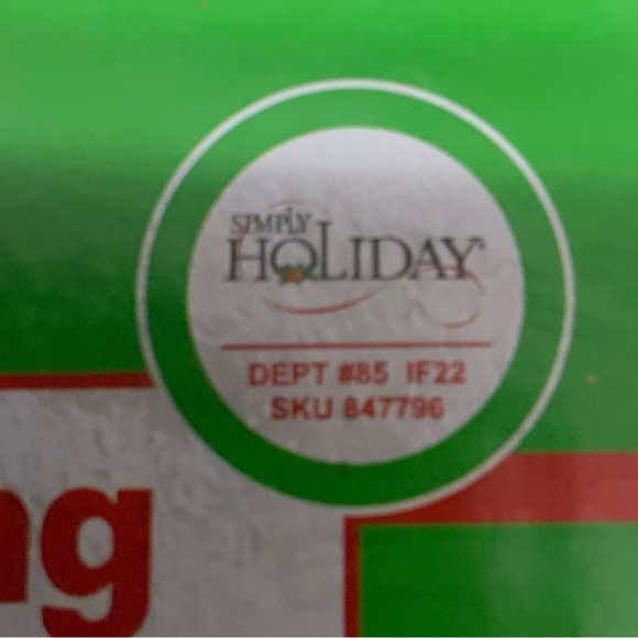 Simply Holiday Christmas Stockings Burlap Glitter Poinsettia Print Ruffle 2 PC - Picture 8 of 16